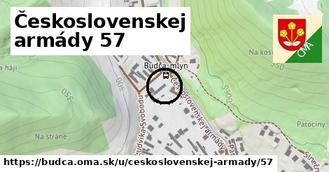 Československej armády 57, Budča