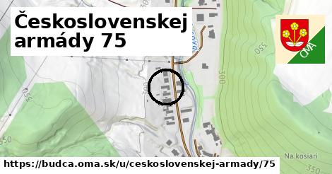 Československej armády 75, Budča