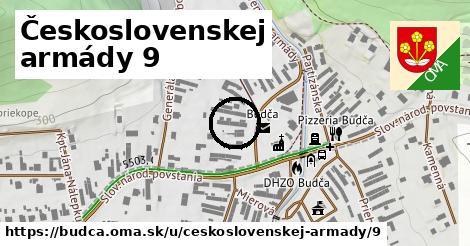 Československej armády 9, Budča