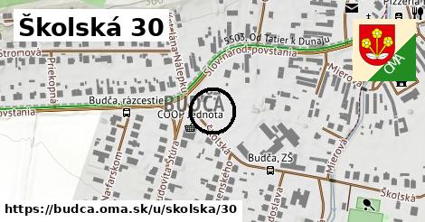 Školská 30, Budča