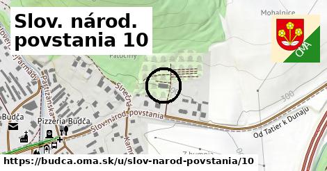 Slov. národ. povstania 10, Budča