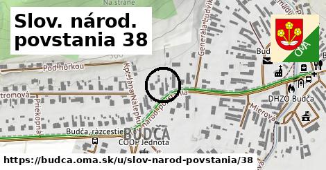 Slov. národ. povstania 38, Budča