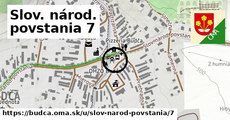 Slov. národ. povstania 7, Budča