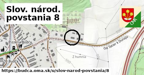 Slov. národ. povstania 8, Budča