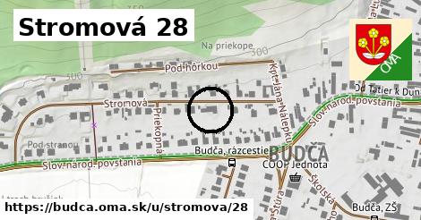 Stromová 28, Budča