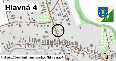 Hlavná 4, Budimír