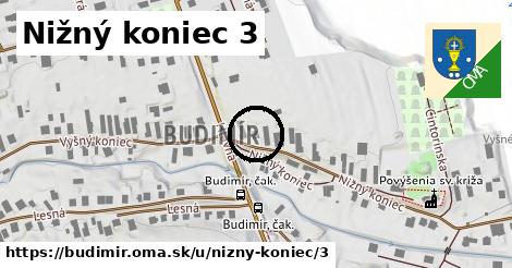 Nižný koniec 3, Budimír