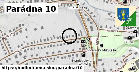 Parádna 10, Budimír