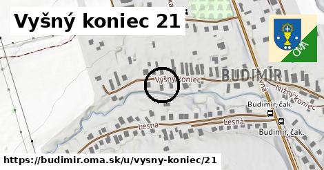 Vyšný koniec 21, Budimír