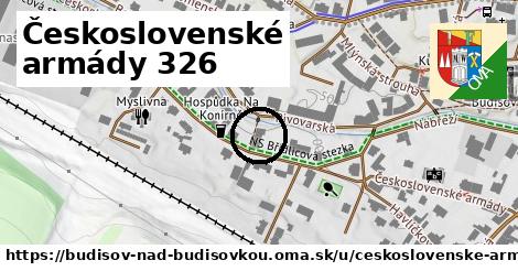 Československé armády 326, Budišov nad Budišovkou