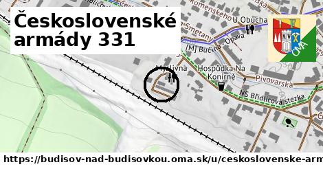 Československé armády 331, Budišov nad Budišovkou