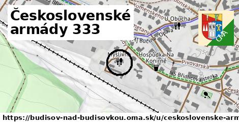Československé armády 333, Budišov nad Budišovkou