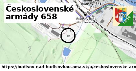 Československé armády 658, Budišov nad Budišovkou