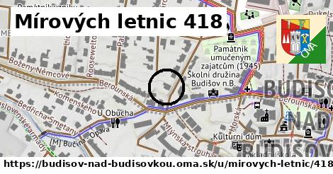 Mírových letnic 418, Budišov nad Budišovkou