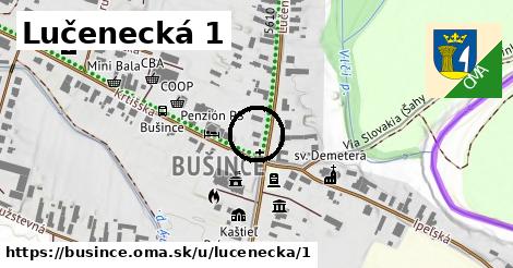 Lučenecká 1, Bušince