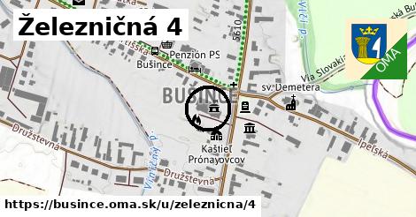 Železničná 4, Bušince