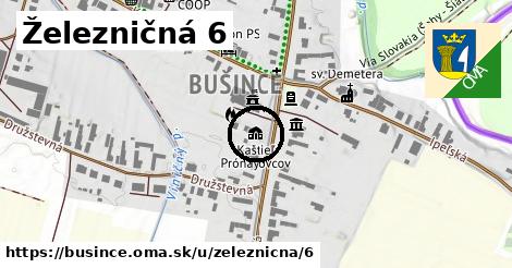 Železničná 6, Bušince