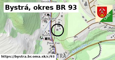 Bystrá, okres BR <span class="supisne">93</span>