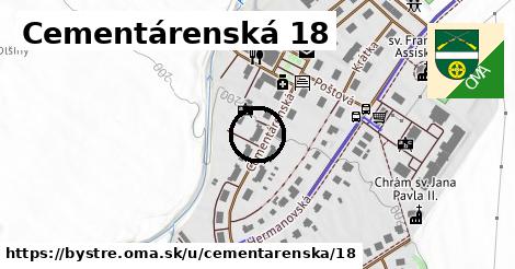 Cementárenská 18, Bystré