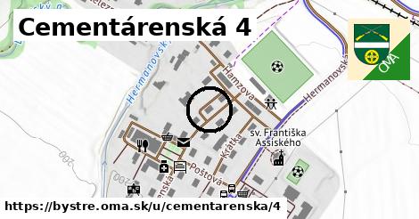 Cementárenská 4, Bystré