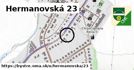 Hermanovská 23, Bystré