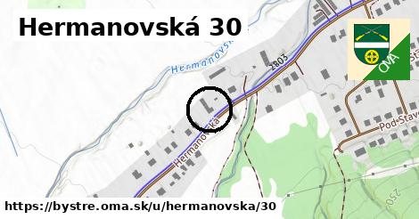 Hermanovská 30, Bystré
