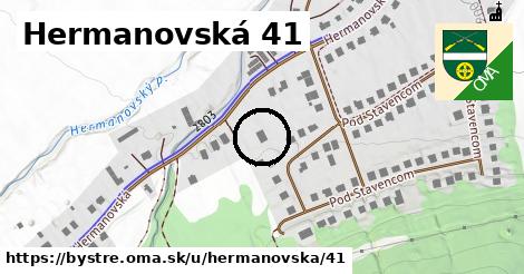 Hermanovská 41, Bystré