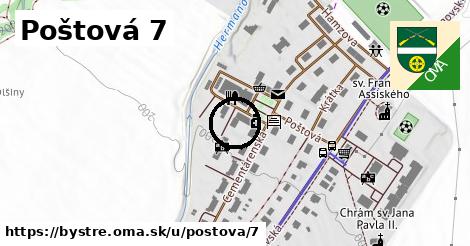 Poštová 7, Bystré