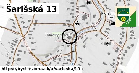 Šarišská 13, Bystré