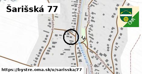 Šarišská 77, Bystré