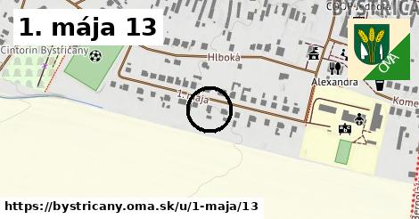 1. mája 13, Bystričany