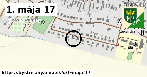 1. mája 17, Bystričany