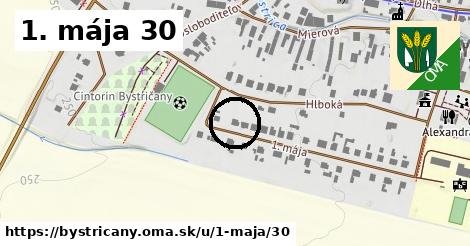 1. mája 30, Bystričany