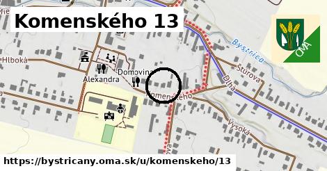 Komenského 13, Bystričany