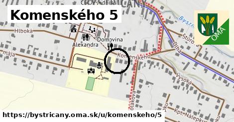 Komenského 5, Bystričany