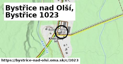Bystřice nad Olší, Bystřice <span class="supisne">1023</span>