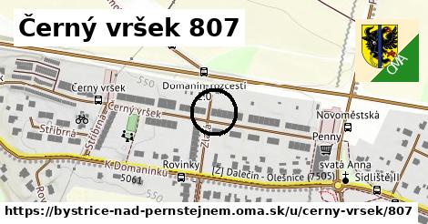 Černý vršek 807, Bystřice nad Pernštejnem