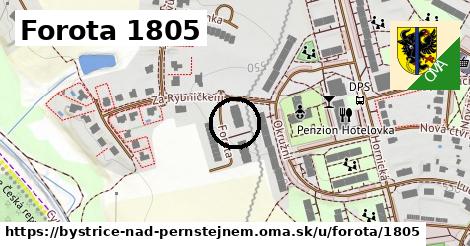 Forota 1805, Bystřice nad Pernštejnem