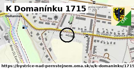 K Domanínku 1715, Bystřice nad Pernštejnem