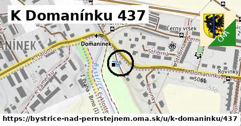 K Domanínku 437, Bystřice nad Pernštejnem