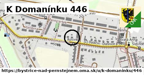 K Domanínku 446, Bystřice nad Pernštejnem