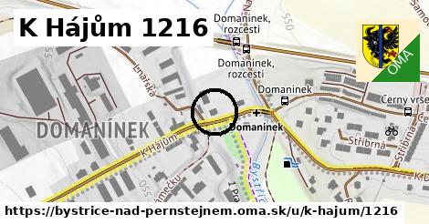 K Hájům 1216, Bystřice nad Pernštejnem