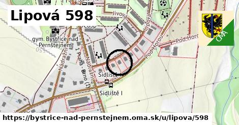 Lipová 598, Bystřice nad Pernštejnem