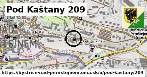 Pod Kaštany 209, Bystřice nad Pernštejnem