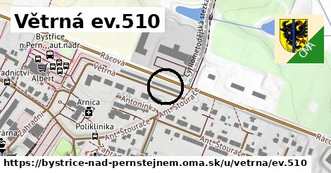 Větrná ev.510, Bystřice nad Pernštejnem