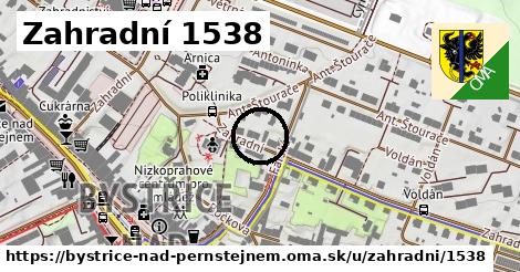 Zahradní 1538, Bystřice nad Pernštejnem