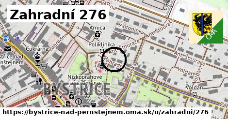 Zahradní 276, Bystřice nad Pernštejnem