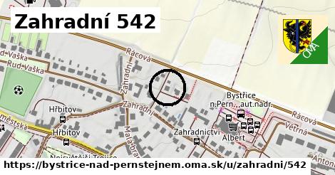 Zahradní 542, Bystřice nad Pernštejnem