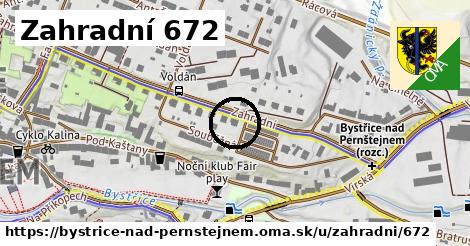 Zahradní 672, Bystřice nad Pernštejnem