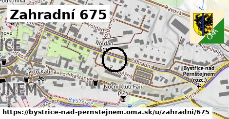 Zahradní 675, Bystřice nad Pernštejnem